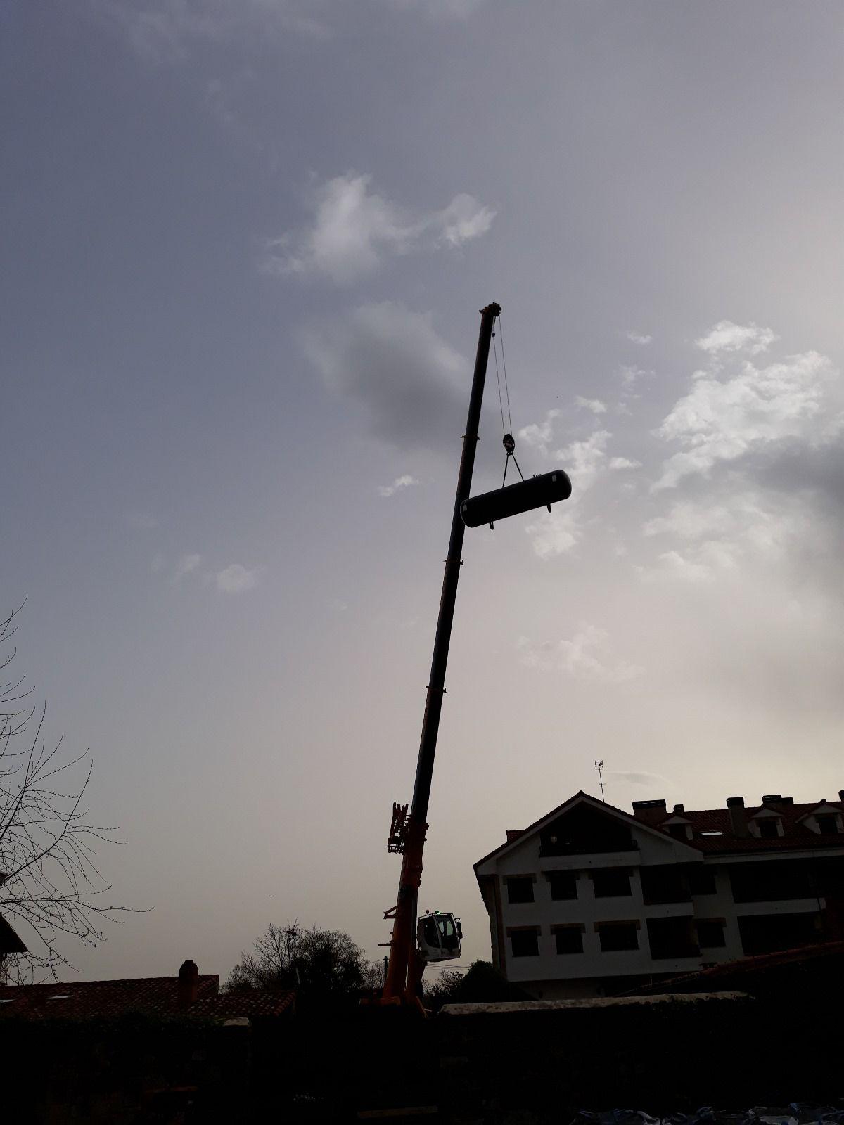 Instalacíon de Depósito de 50.000 litros